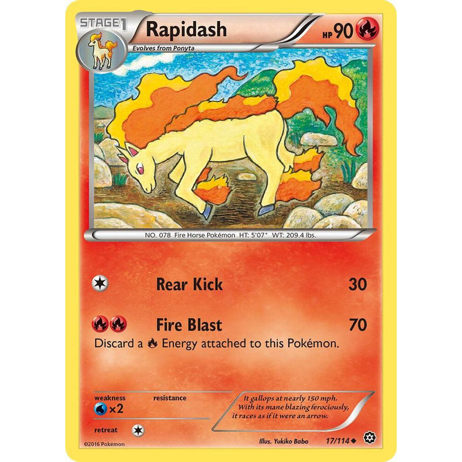 Rapidash 17/114 - Steam Siege