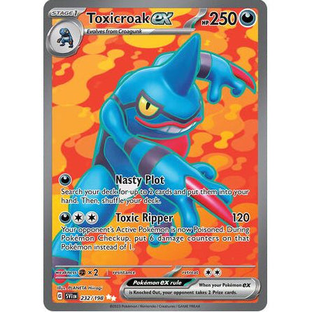 Toxicroak ex 232/198 - Scarlet & Violet