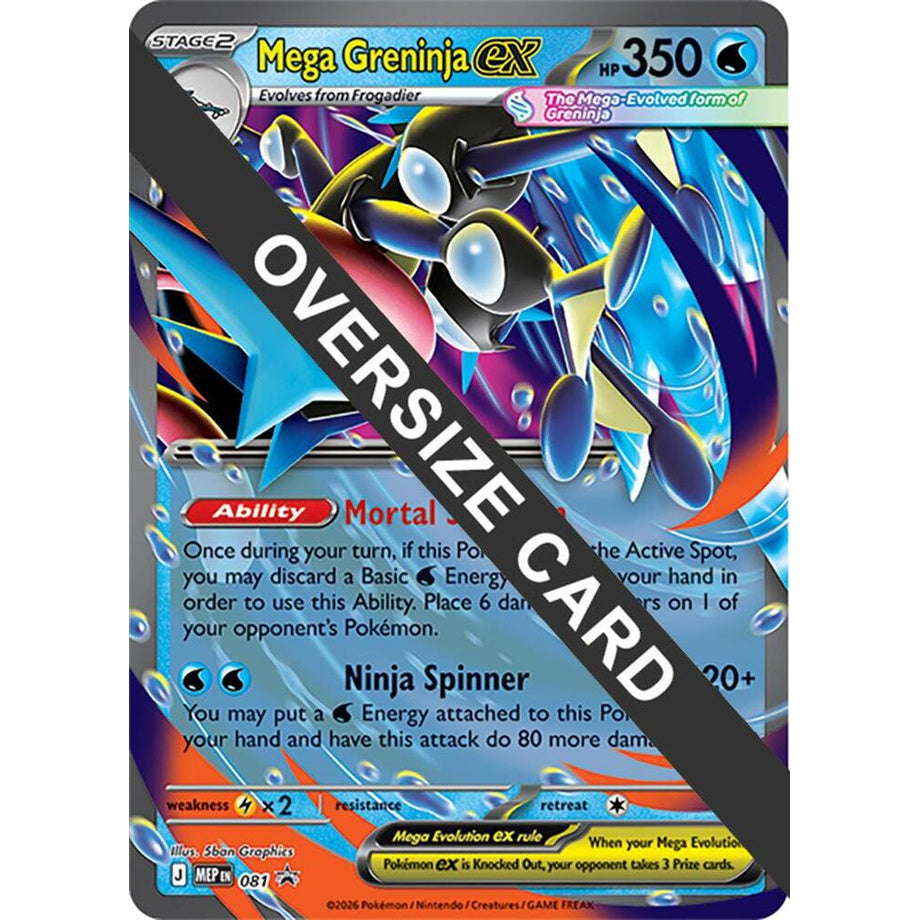 Mega Greninja ex MEP081 - Mega Evolution Promo [Jumbo]