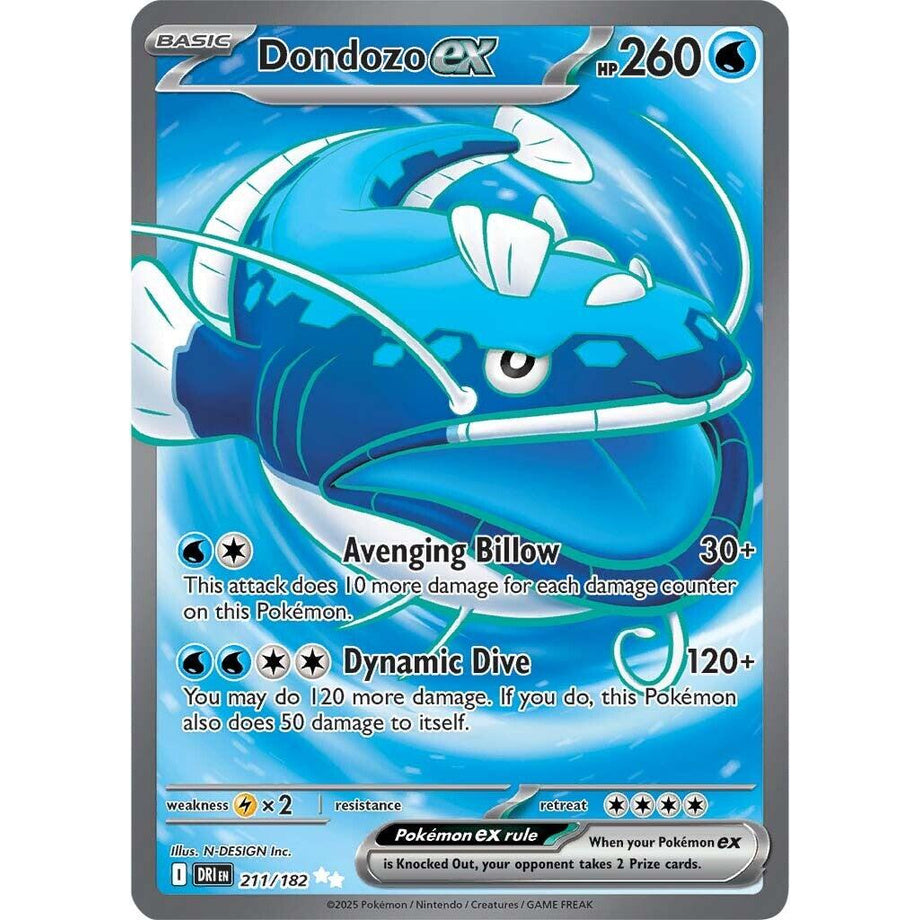 Dondozo ex 211/182 - Destined Rivals