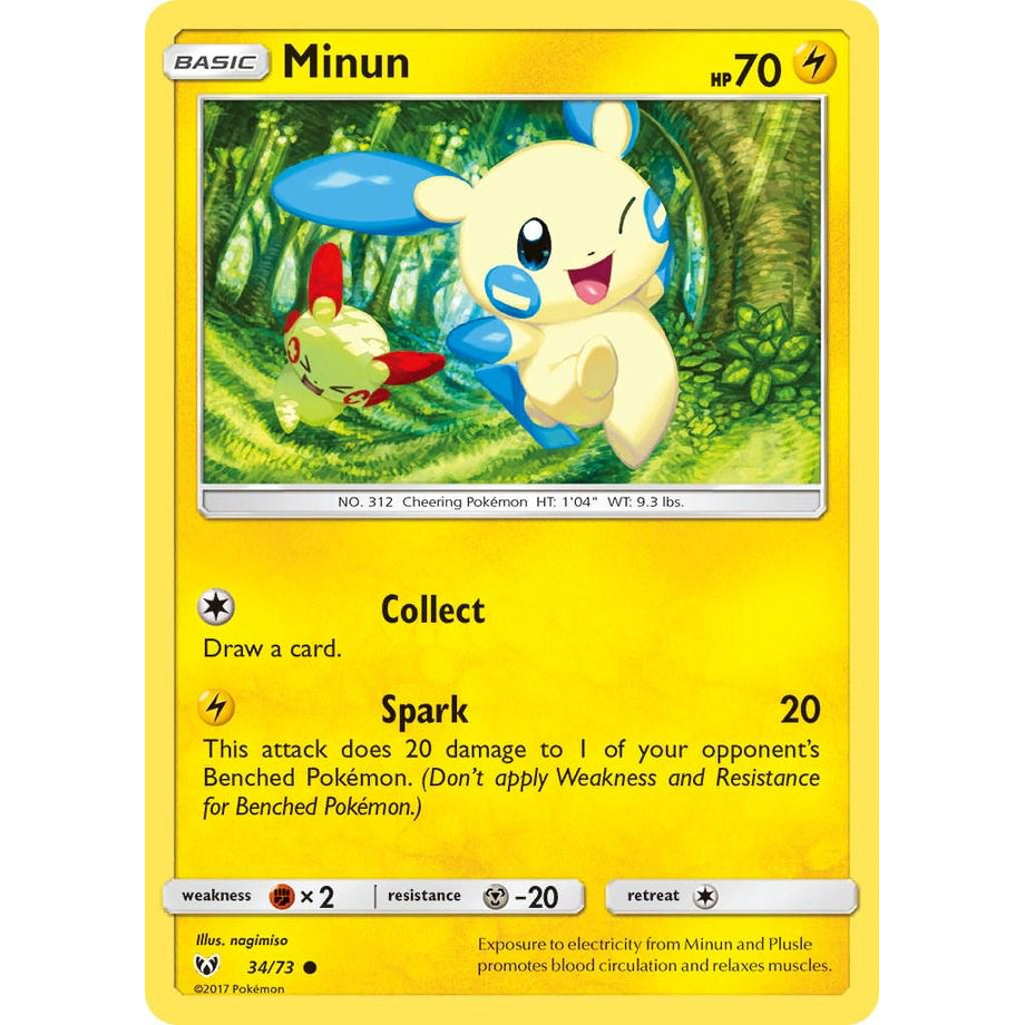 Minun 34/73 - Shining Legends