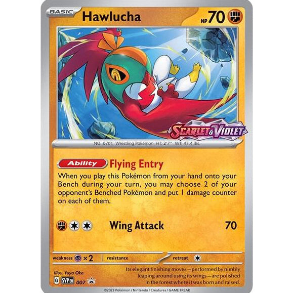 Hawlucha SVP007 [Prerelease Stamped Holo] - Scarlet & Violet Promo