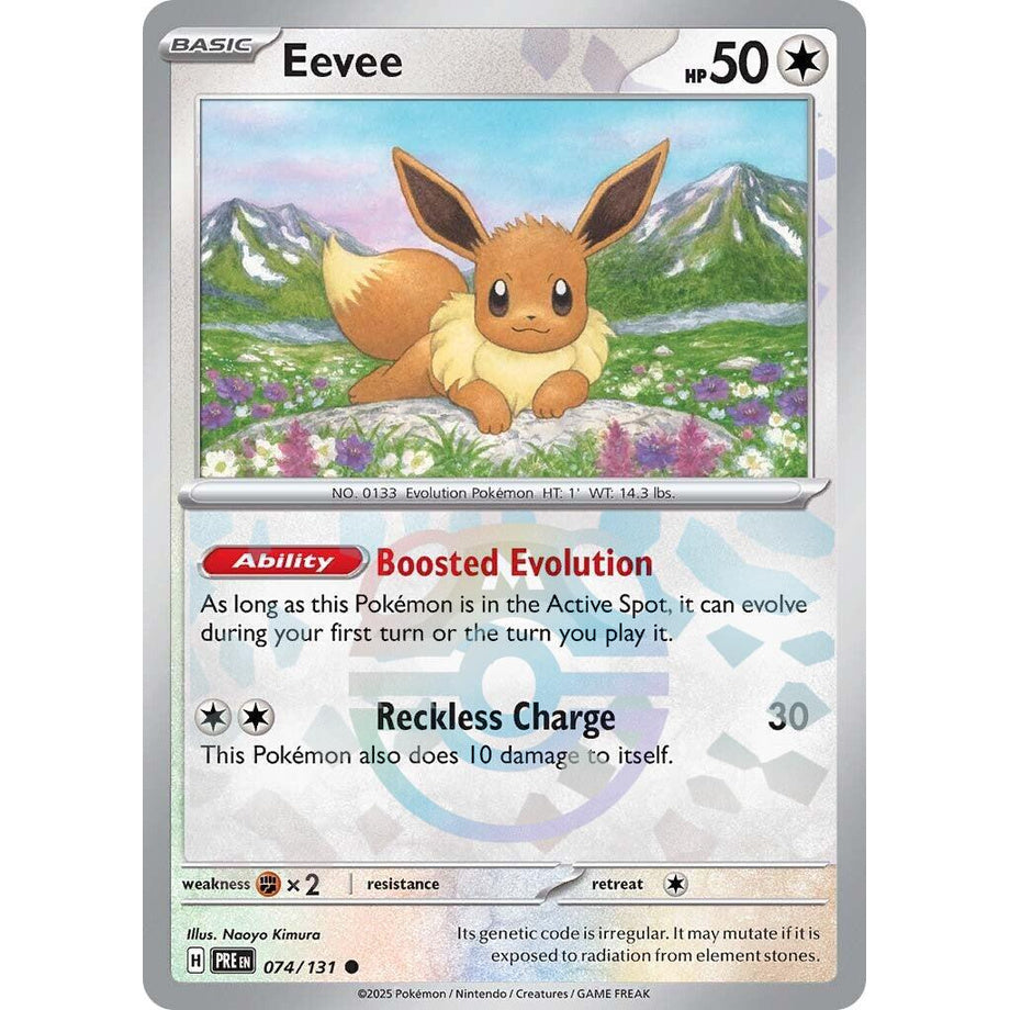 Eevee 074/131 [Masterball Reverse Holo] - Prismatic Evolutions