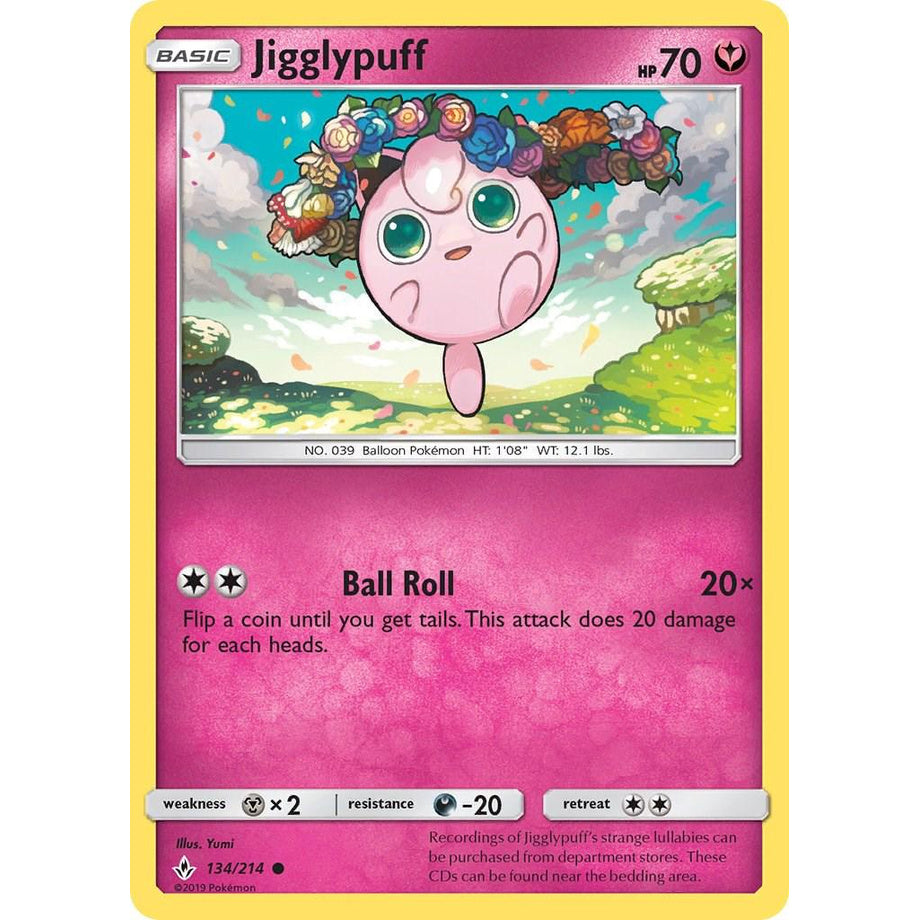 Jigglypuff 134/214 - Unbroken Bonds