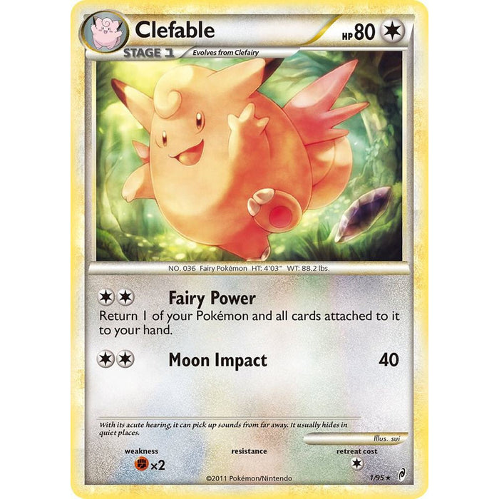 Clefable 1/95 [Holo] - Call of Legends