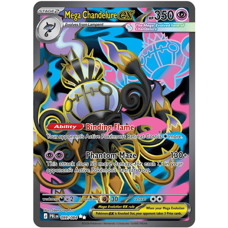 Mega Chandelure ex 099/084 - Pitch Black