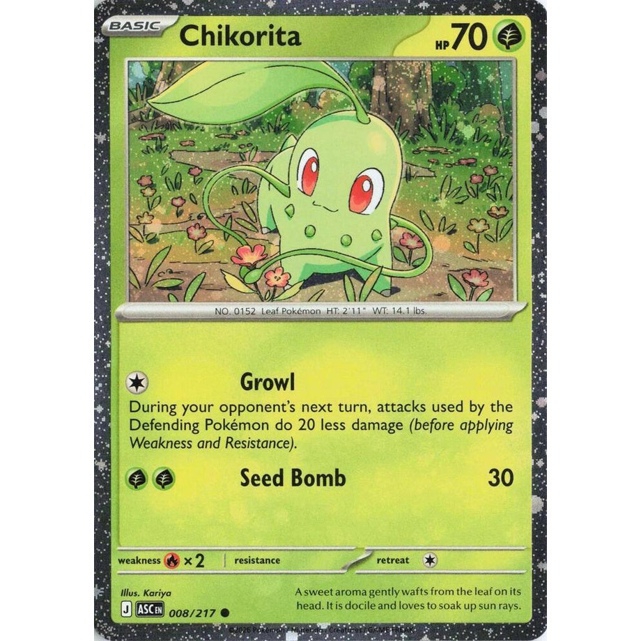 Chikorita 008/217 [Cosmos Holo] - Mega Evolution Promo
