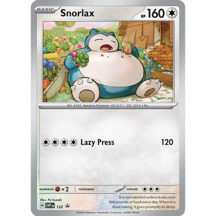 Snorlax SVP122 [Cosmos Holo] - Scarlet & Violet Promo