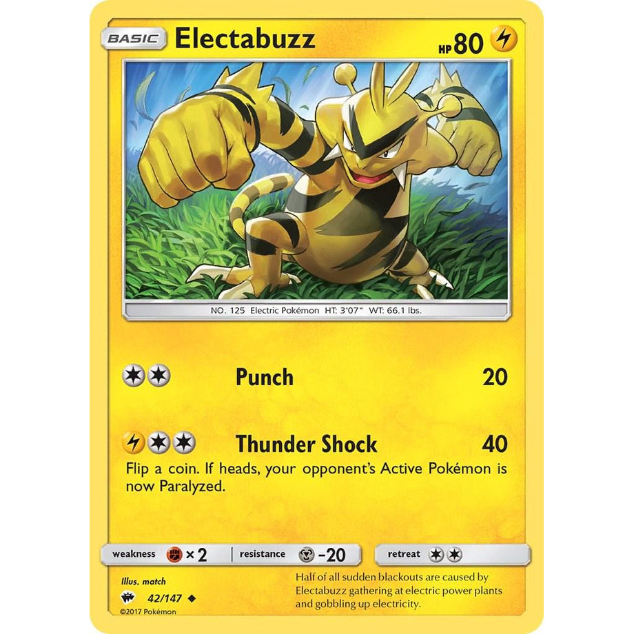 Electabuzz 42/147 - Burning Shadows