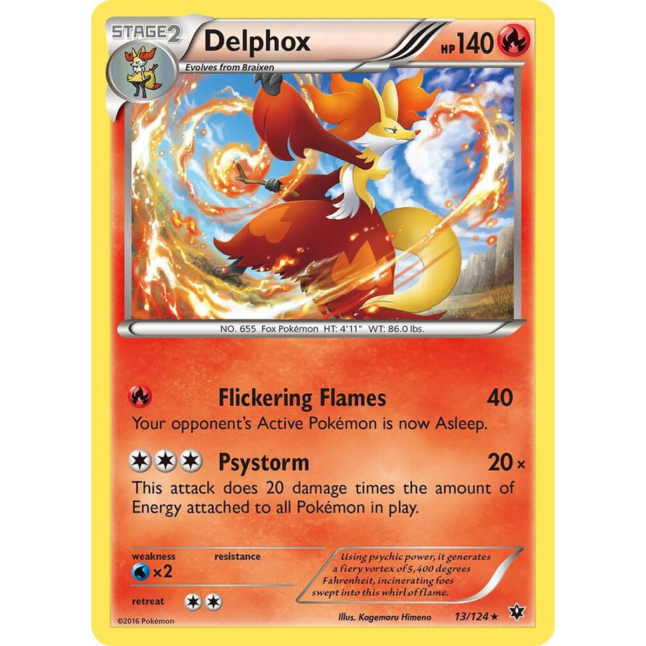 Delphox 13/124 [Holo] - Fates Collide