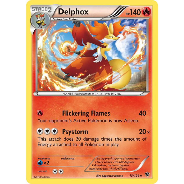 Delphox 13/124 [Holo] - Fates Collide