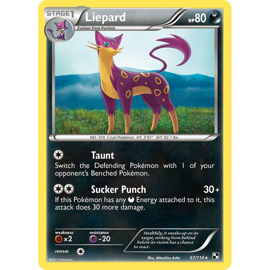 Liepard 67/114 - Black & White