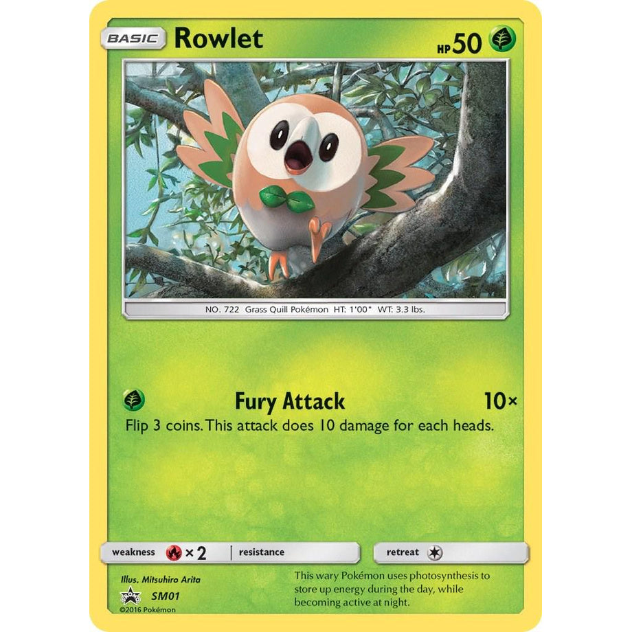 Rowlet SM01 [Holo] - Sun & Moon Promo