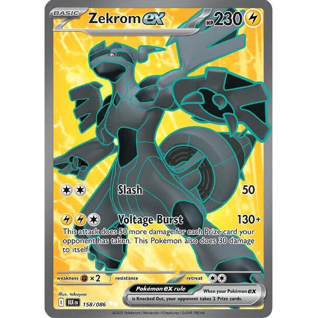 Zekrom ex 158/086 - Black Bolt