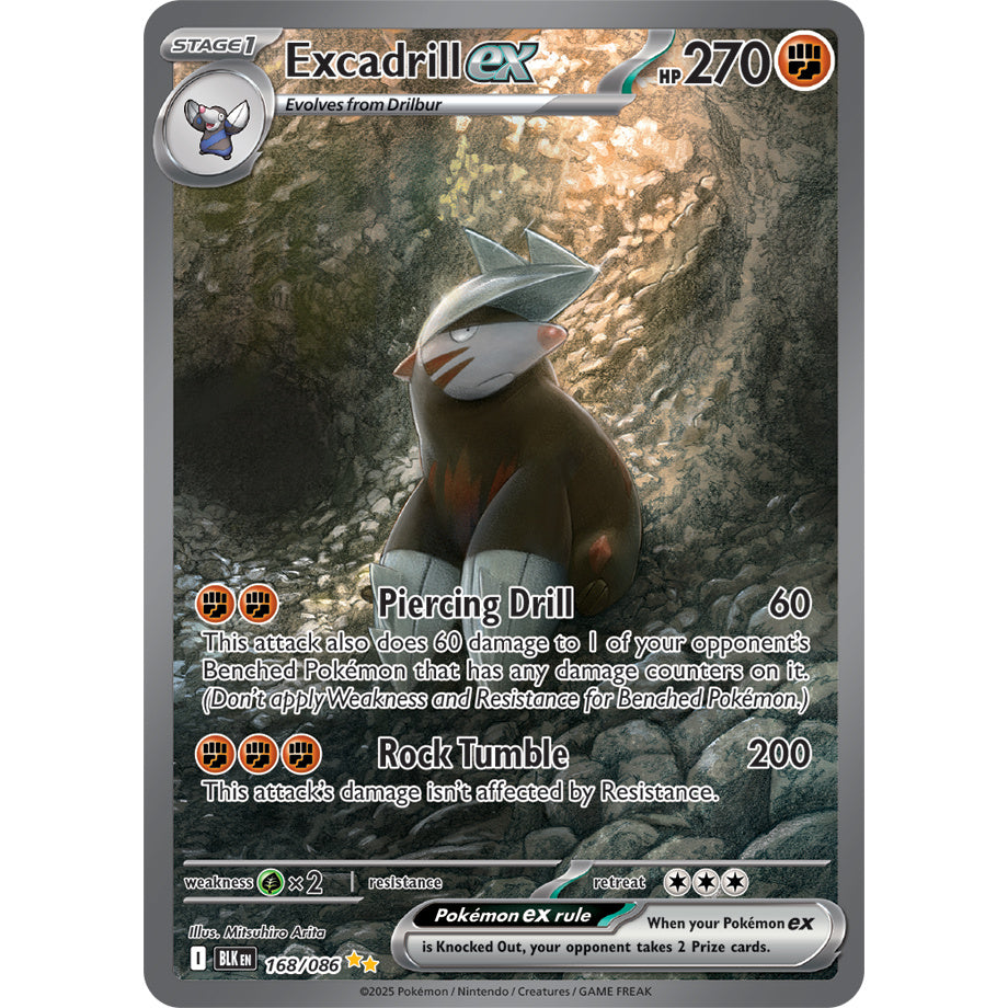 Excadrill ex 168/086 - Black Bolt