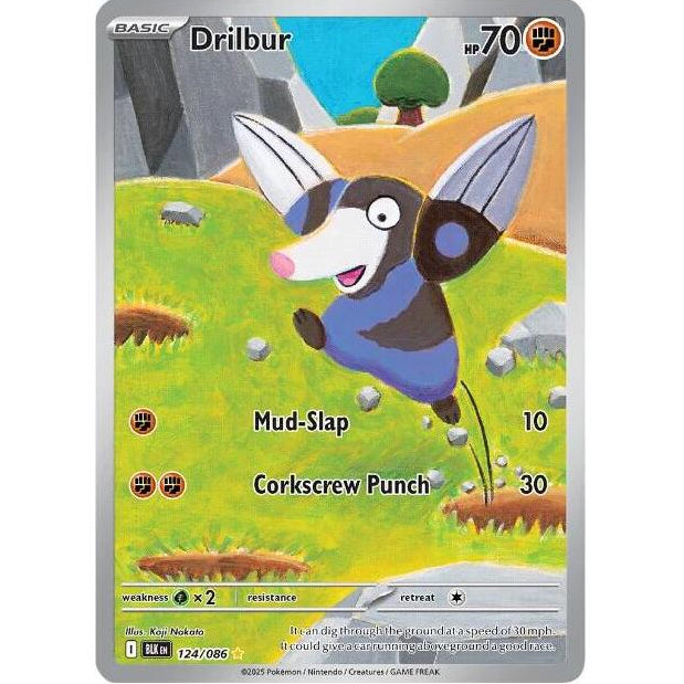 Drillbur 122/086 - Black Bolt
