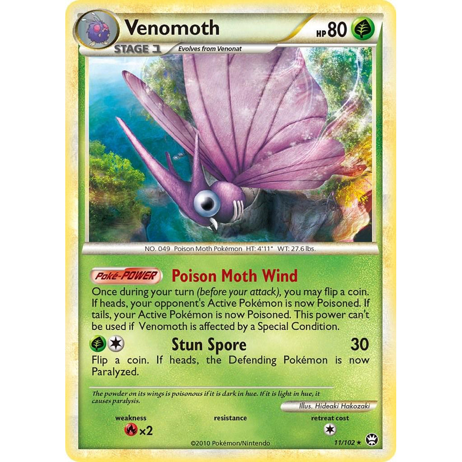 Venomoth 11/102 [Holo] - Triumphant
