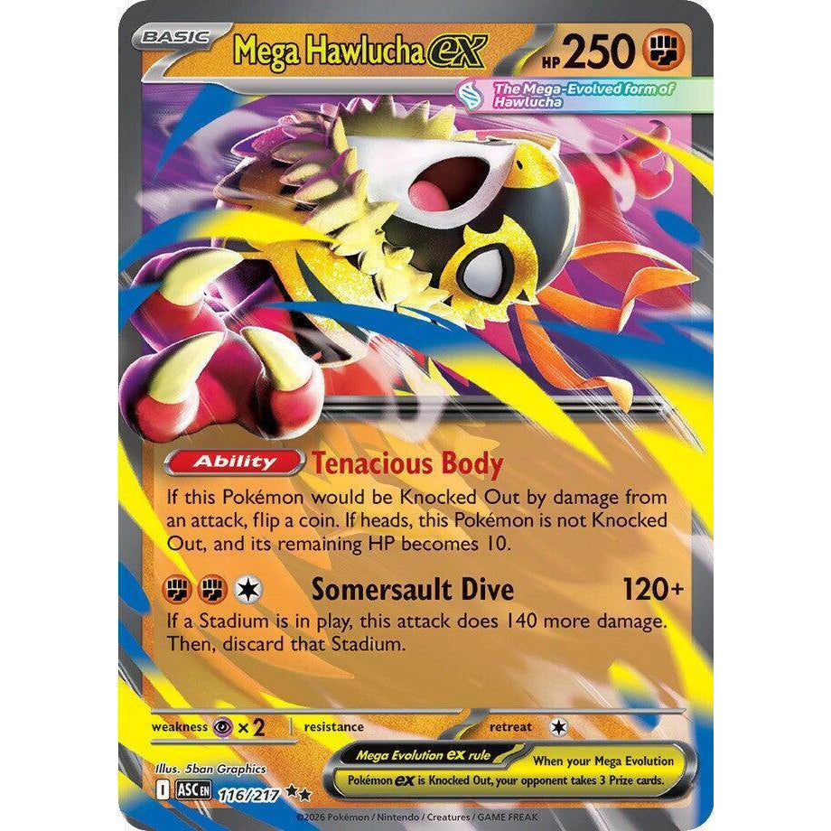 Mega Hawlucha ex 116/217 - Ascended Heroes