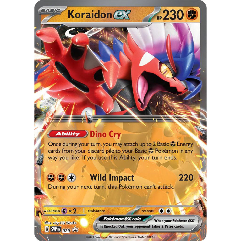 Koraidon ex SVP029 - Scarlet & Violet Promo