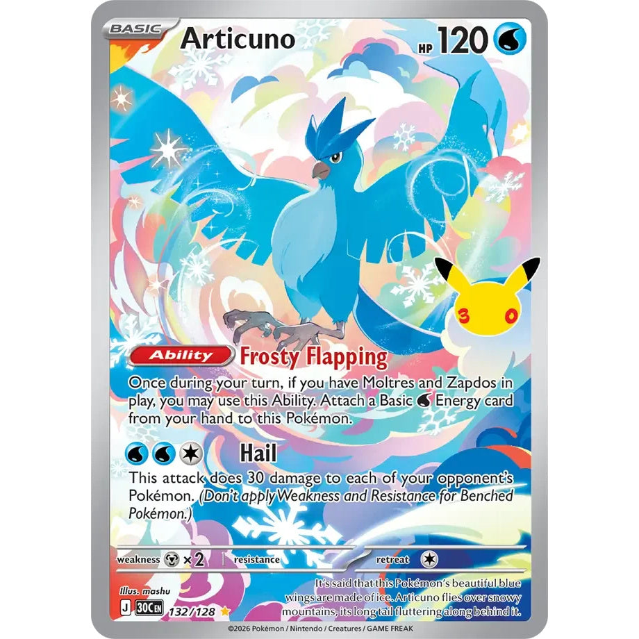 Articuno 132/128 - 30th Celebration