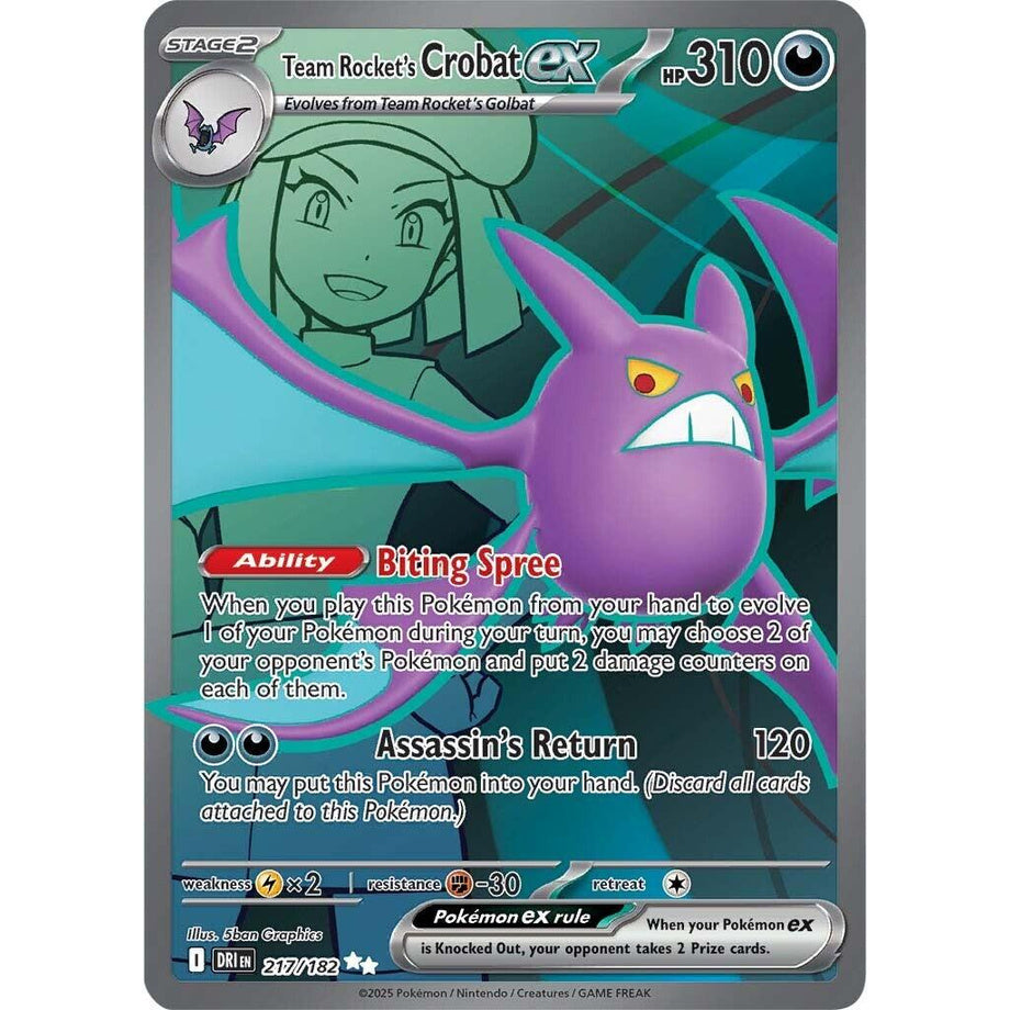 Team Rocket's Crobat 212/182 - Destined Rivals