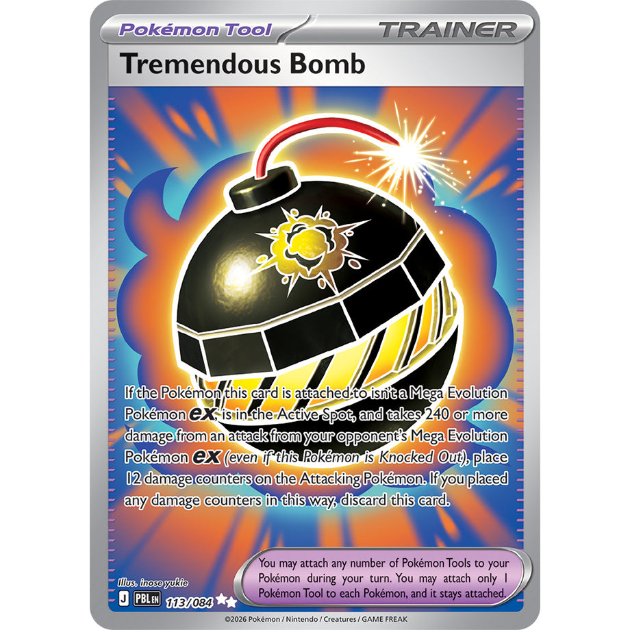 Tremendous Bomb 113/084 - Pitch Black