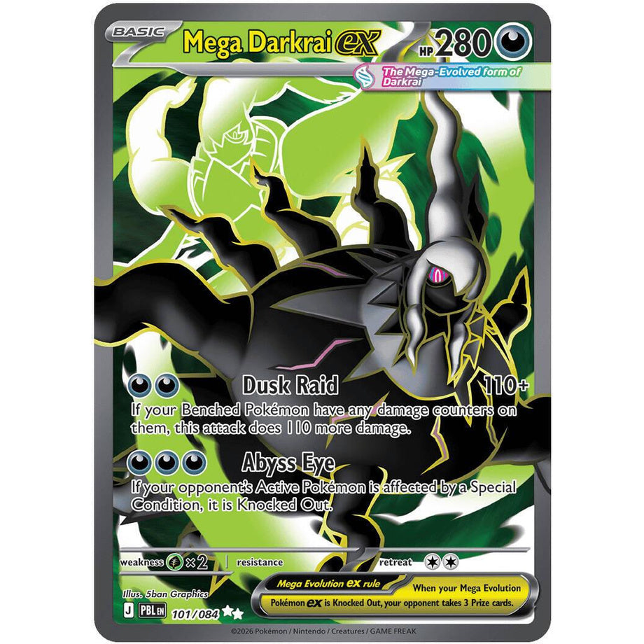 Mega Darkrai ex 101/084 - Pitch Black