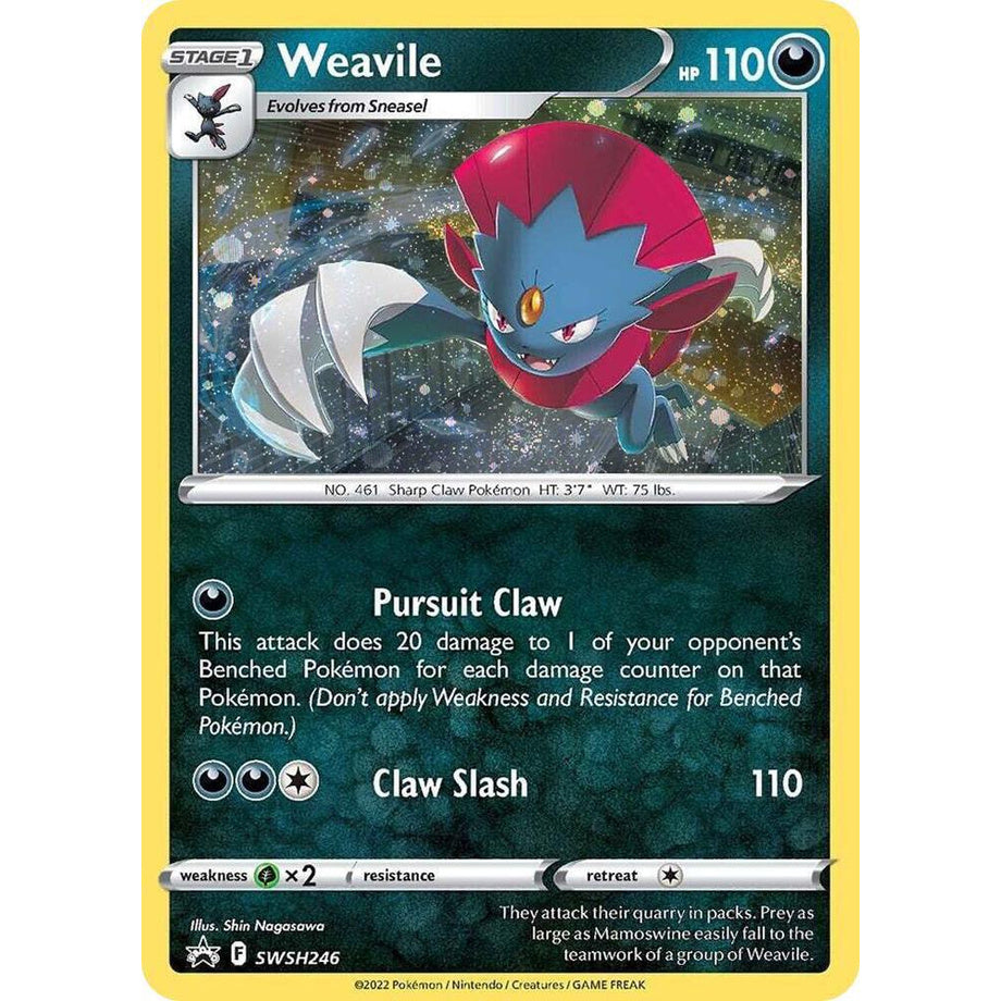 Weavile SWSH246 (Cosmos Holo) - Sword & Shield Promo