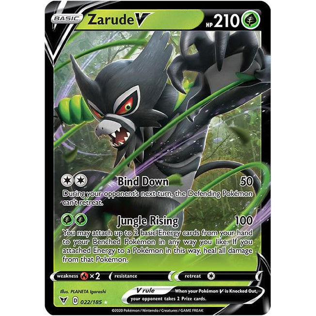 Zarude V 022/185 - Vivid Voltage