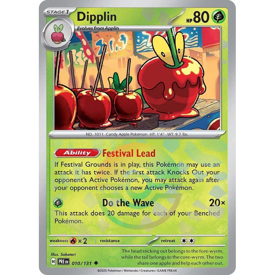 Dipplin 010/131 [Pokeball Reverse Holo] - Prismatic Evolutions