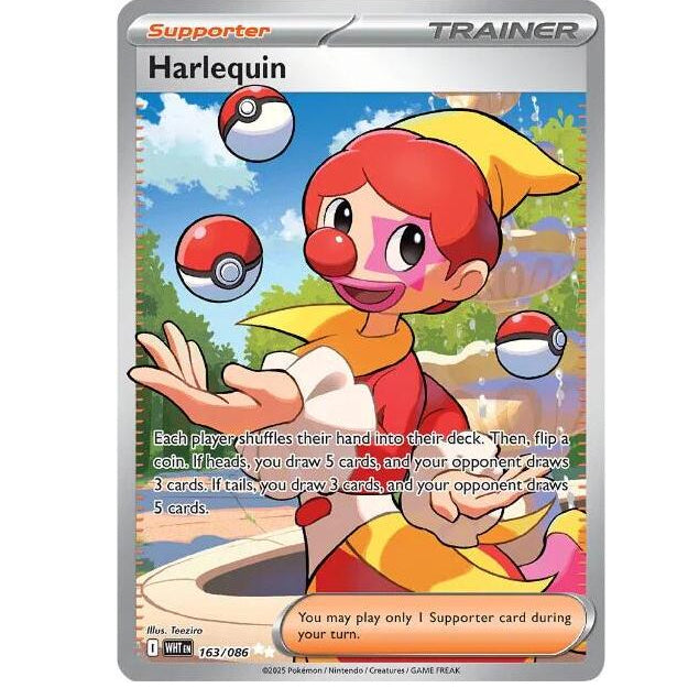 Harlequin 163/086 - White Flare