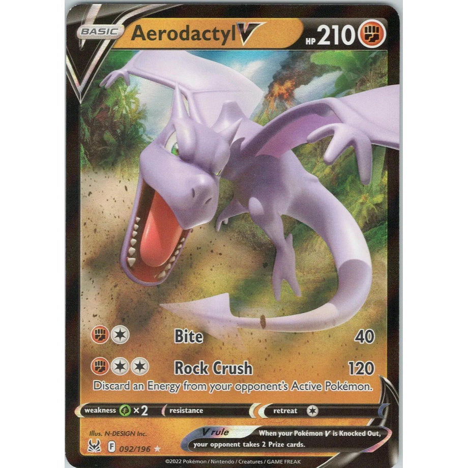 Aerodactyl V 092/196 - Lost Origin
