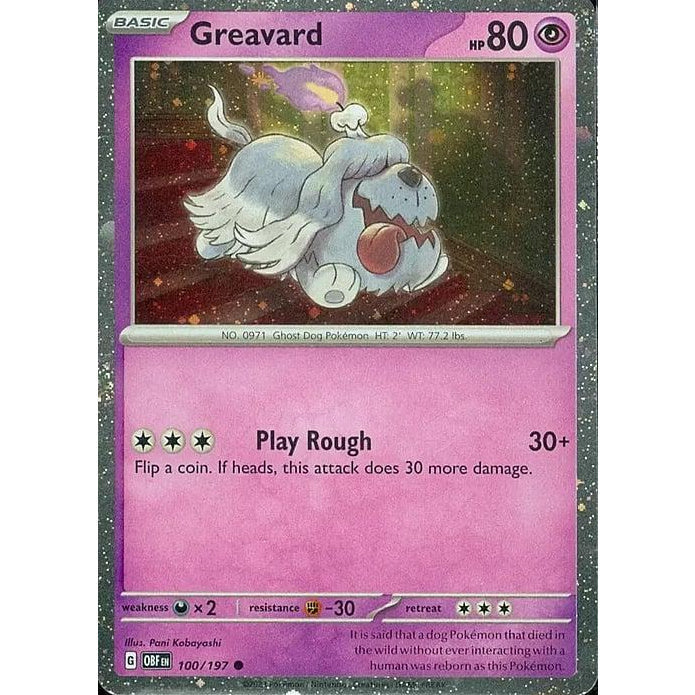 Greavard 100/197 [Cosmos Holo] - Scarlet & Violet Promo