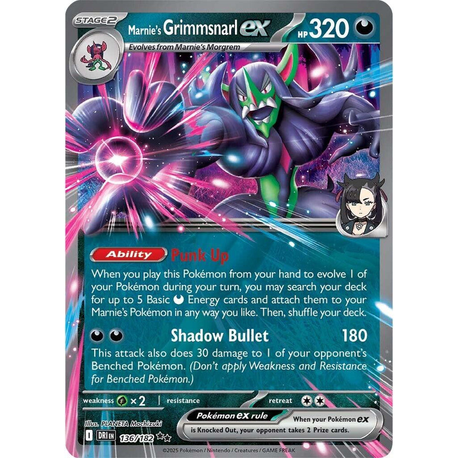 Marnie's Grimmsnarl ex 136/182 - Destined Rivals