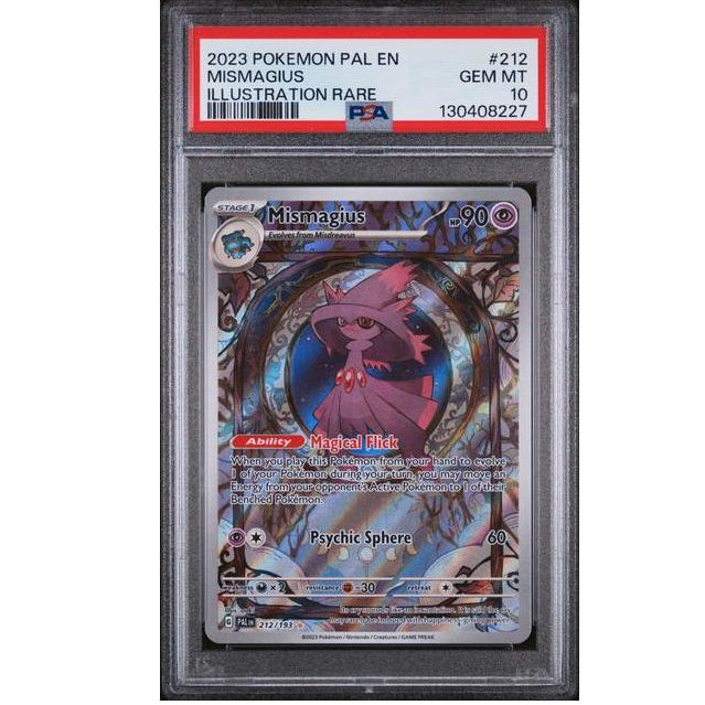 Mismagius Illustration Rare 212/193 - Paldea Evolved [PSA 10]