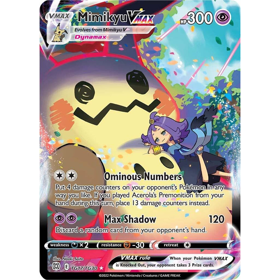 Mimikyu VMAX TG17/TG30 - Brilliant Stars (Trainer Gallery)