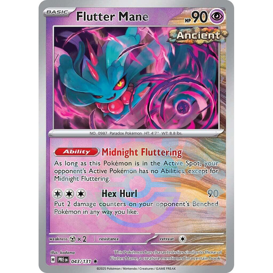 Flutter Mane 043/131 [Pokeball Reverse Holo] - Prismatic Evolutions