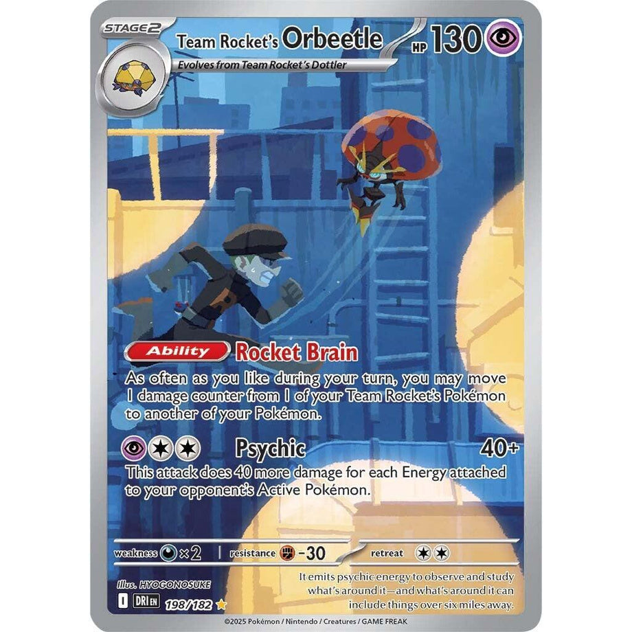 Team Rocket's Orbeetle 198/182 - Destined Rivals