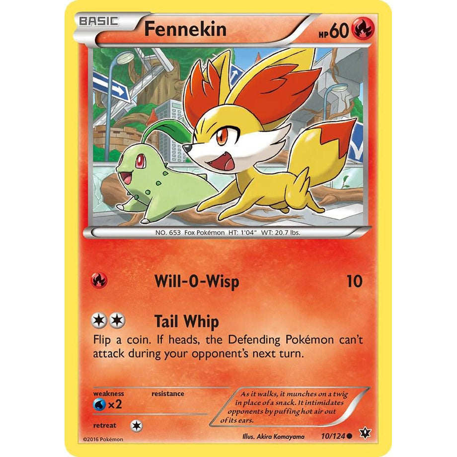 Fennekin 010/124 - Fates Collide