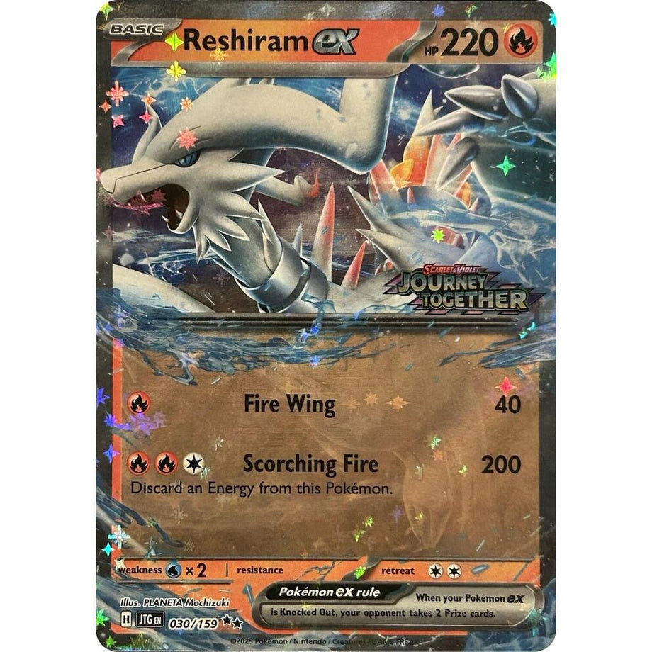 Reshiram ex 30/159 - Journey Together Stamped