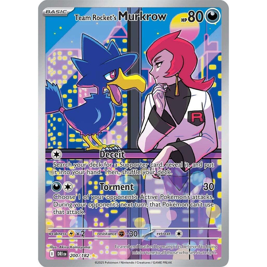 Team Rocket's Murkrow 200/182 - Destined Rivals