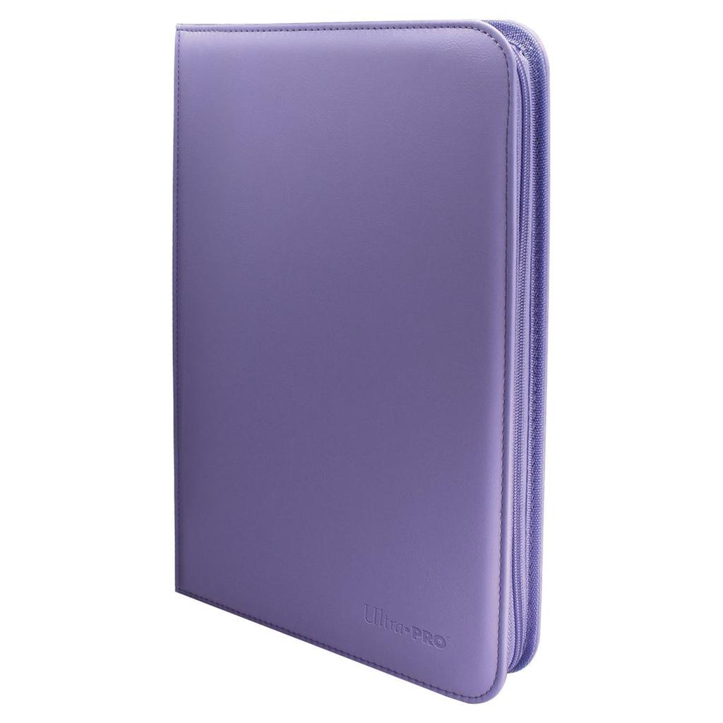 Premium 9-Pocket Zippered Vivid Purple Ultra PRO-Binder