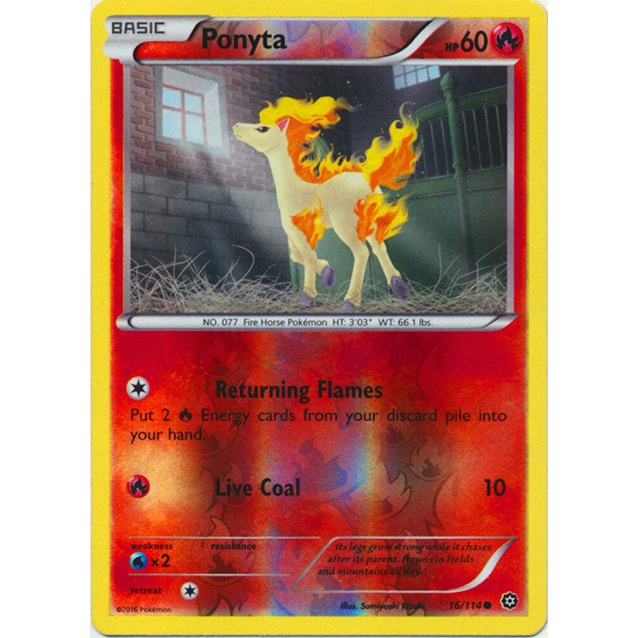 Ponyta 16/114 [Reverse Holo] - Steam Siege