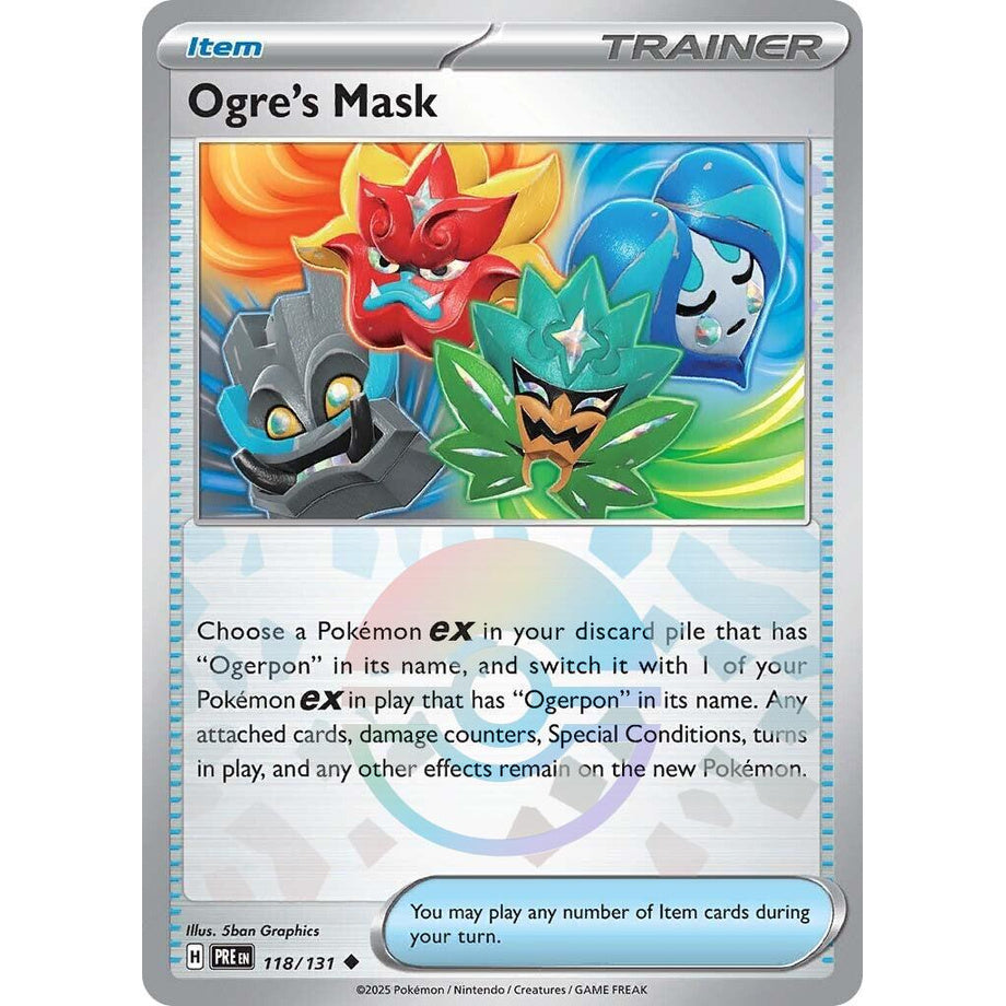 Ogre's Mask 118/131 [Pokeball Reverse Holo] - Prismatic Evolutions