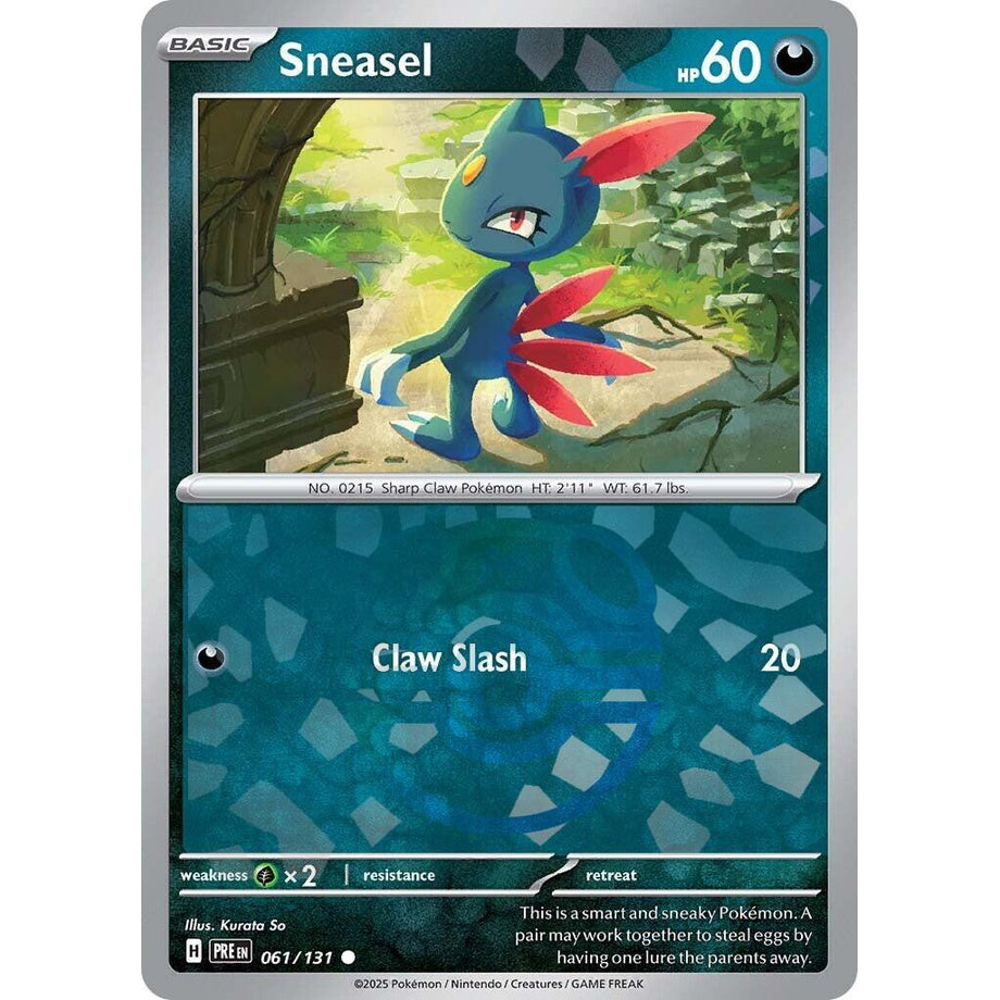 Sneasel 061/131 [Masterball Reverse Holo] - Prismatic Evolutions