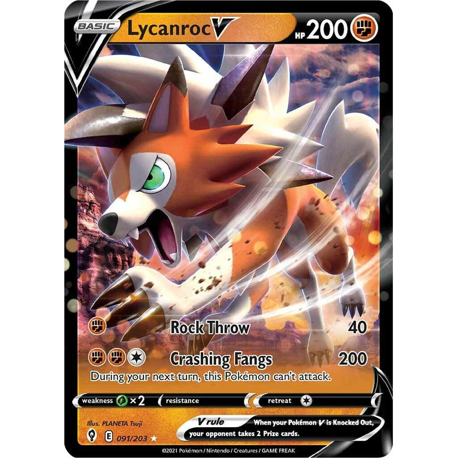 Lycanroc V 091/203 - Evolving Skies