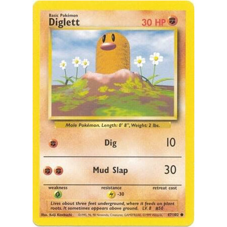 Diglett 047/102 - Base Set