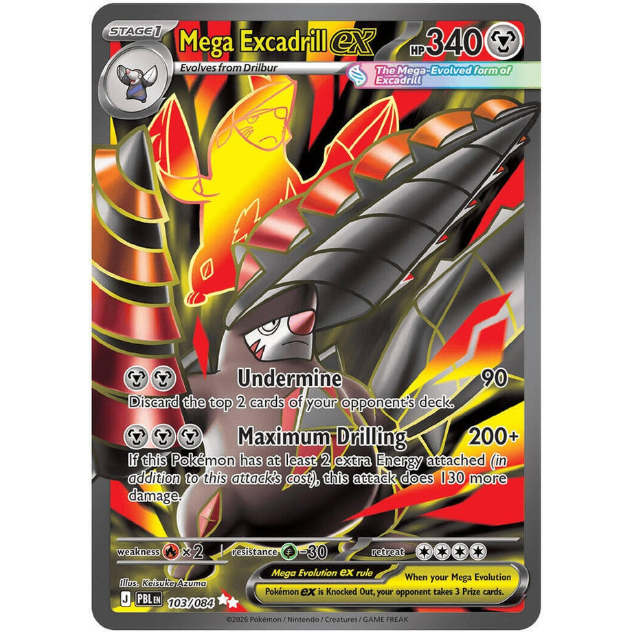 Mega Excadrill ex 103/084 - Pitch Black