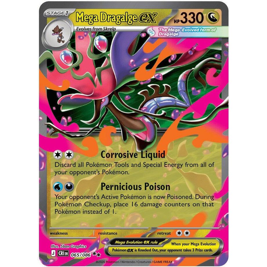 Mega Dragalge ex 065/086 - Chaos Rising