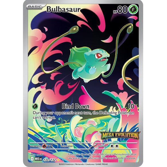 Bulbasaur 133/132 [Stamped] - Mega Evolution